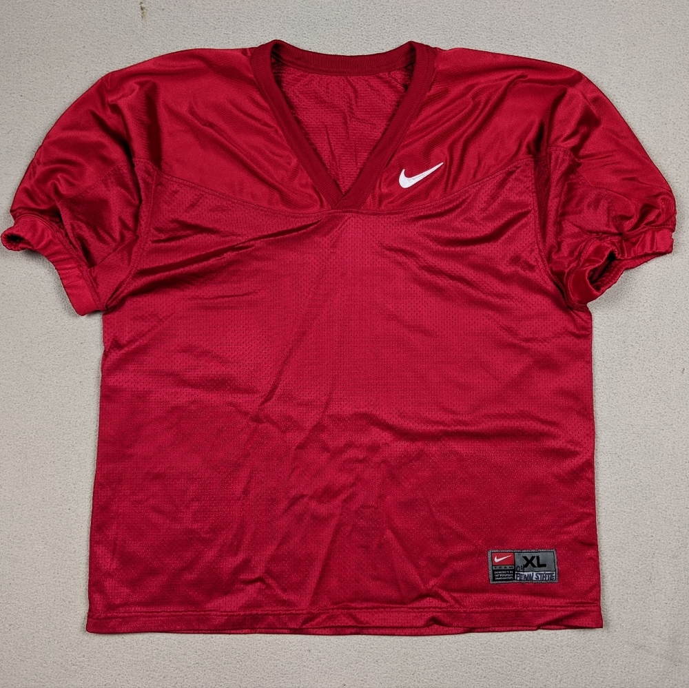 Nike Practice Football Jersey Blank Red No Number Men's Size XL